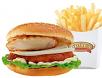 Chicken Fillet Burger & Chips (Friday Special)