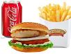 Chicken Burger, Chips & Can (Tuesday Special)